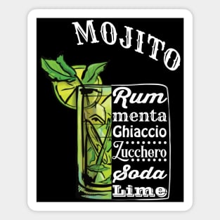 Mojito Cocktail Drink Run Menta Magnet